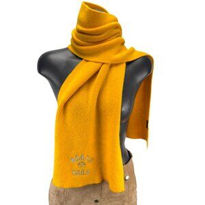 NORTH‎ SAILS Large Sailor Bright Yellow Knit Ribbed Nautical Scarf  13’’ x 58’’